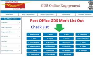 Indian Post Office GDS Result 2024