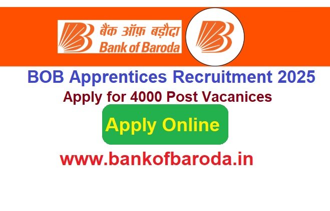 Bank of Baroda BOB Apprentices Recruitment 2025
